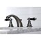 Kingston Brass Duchess Widespread Bathroom Faucet W/ Plastic Pop-Up, Black Stainless KB963AKL - alternate 6